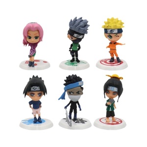 6 Q pour l'animation, portable, pour la décoration de voiture en PVC, <span class=keywords><strong>jouet</strong></span> de dessin animé - Product Image 5