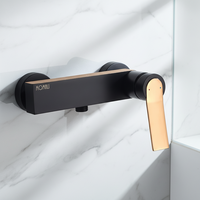 Robinet de baignoire monocommande Momali Factory, corps en laiton simple, cartouche céramique, pour bain et douche