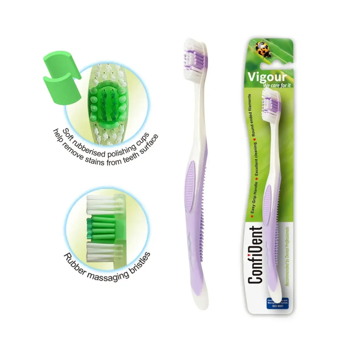 High Quality Eco-Friendly Health Plastic Manual Oral Care Individually Wrapped Toothbrush