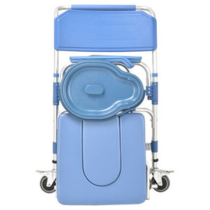 Equipamento médico dobrável commodo de cabeceira cadeira do vaso sanitário para desbloqueado - Product Image 6
