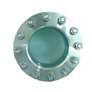 Mirilla con brida redonda de acero inoxidable de fabricante chino JTAIV, mirilla con brida soldada de alta temperatura para tanque