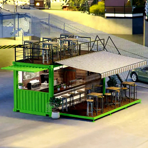 Restaurante Prefabricado en Contenedor Expandible con Panel Sándwich y Acero para Comida Rápida al Aire Libre - Product Image 1