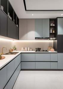 Armoires de cuisine légères de luxe Solution de rangement élégante et élégante - Product Image 2