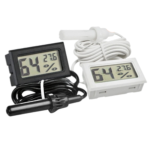 FY-12 LCD kỹ thuật số điện tử Nhiệt kế ẩm kế thuận tiện tủ lạnh tủ lạnh nhiệt độ nước-50 ~ 70 độ - Product Image 1