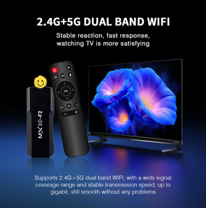 Hot bán bán buôn 4K TV Stick Android 13 BT điều khiển từ xa 2.4 Gam + 5 gam kép thương hiệu <span class=keywords><strong>Wifi</strong></span> 2GB RAM 16GB Rom LED loại PC Chất liệu hộp - Product Image 3