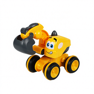 Juego <span class=keywords><strong>de</strong></span> Juguetes <span class=keywords><strong>de</strong></span> Excavadora <span class=keywords><strong>y</strong></span> Camión Volquete <span class=keywords><strong>de</strong></span> Plástico ABS Mini KSF con Fricción por Inercia para Edades <span class=keywords><strong>de</strong></span> 2 a 4 Años - Product Image 1