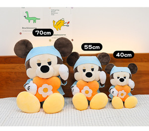 <span class=keywords><strong>Peluche</strong></span> Mickey Minnie a Forma di Ciambella, Simpatico Pupazzo di <span class=keywords><strong>Topolino</strong></span>, Accessorio in Morbido Cotone, Regalo di Compleanno per Bambini - Product Image 1