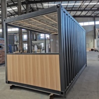 Maison préfabriquée modulaire en conteneur, bureau mobile pour chantier de construction