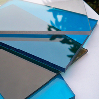 Bâche de toit en plastique transparent, épais et de taille personnalisée, toit en polycarbonate, panneau solide, pc