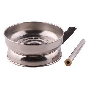 Soporte de carbón de acero inoxidable Erliao con asa para cabezal de shisha, <span class=keywords><strong>accesorios</strong></span> de hookah de metal para gestión del calor - Product Image 2