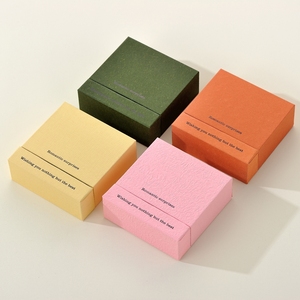 Custom Logo Printed Paper Sliding Drawer Jewelry Packaging <b>Box</b> <b>Gift</b> <b>Box</b> for Necklace Bracelet Stud <b>Earrings</b> - Product Image 3
