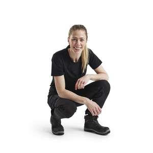 BLAKLADER - 714711478999C46 Pantalones de servicio para mujer denim elástico azul marino/negro-PANTALÓN DE TRABAJO EAN 7330509718155 - Product Image 4