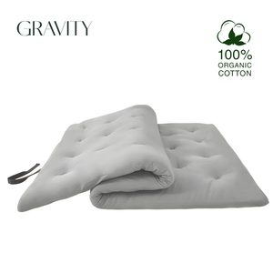 Đệm ngủ Tatami 2.5 inch bằng mút nhớt, đệm topper gấp gọn kiểu Nhật, dùng cho khách, xuất xứ Mỹ - Product Image 1