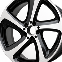 Jantes en alliage d'aluminium AL de haute qualité 18 pouces 5x112, design multi-rayons en maille, noir brillant, vente flash pour Mercedes Benz