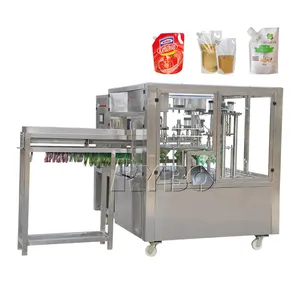 Automatic high Speed pouch Doypack liquid paste tomato sauce Packing Machine baby food pouch filling machine