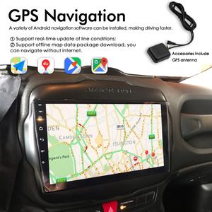 8GB+128GB AI Voice CarPlay Car Radio for Jeep Renegade 2016-2020 GPS Navigation <b>Android</b> 13 Multimedia Stereo Video Player 2Din - Product Image 4