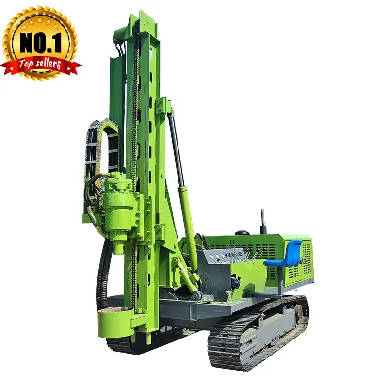 6 M Post Drop Hammer Pile Driver Machine Excavator Pile Hammer