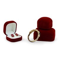 Boîte à bijoux haut de gamme en carton gaufré velours, forme pain vapeur, pour boucles d'oreilles et bagues, design inspiré de la Mongolie, fermeture magnétique