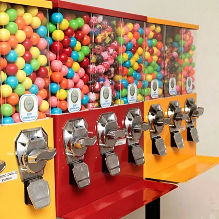 Máquina vendedora de moedas operada máquina vendedora de doces 2022