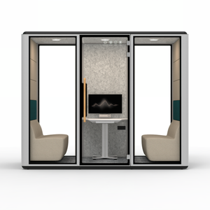 Pod da ufficio acustici per lavoro Privacy stand per interni 6 posti modulari insonorizzati per ufficio