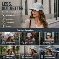Casquette Trucker Brodé Gris Clair avec Dos en Maille, Motif Boussole Étoile, Unisexe, Urbain, Quotidien, Minimaliste, Certifié CE, Vente en Gros OEM