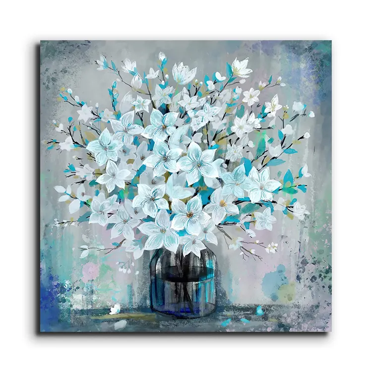 2024 New Product Flower Abstract Romantic Art Prints Painting Printing Canvas Paintings Indoor On Wall
