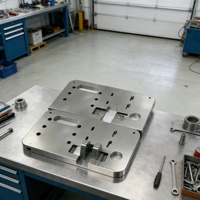 Support de collecteur de données de métro en aluminium usiné par CNC solide pour l'installation d'appareils électroniques de métro
