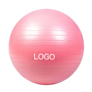 Großhandel Custom Logo PVC 25/45/55/6575/85/95cm Anti Burst Pilates Schweizer Yoga-Gymnastik ball