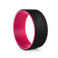 Roue de yoga en TPE et PP écologique avec logo personnalisé, 32 cm, antidérapante, durable, légère, unisexe, à prix abordable, pour étirements, Pilates, gymnastique