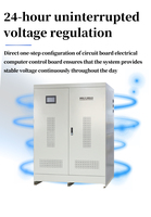 FWKJ Régulateur de tension automatique triphasé de haute qualité, régulateur de tension automatique AC en cuivre pur SBW-F-500KVA, stabilisateur de tension à usage industriel