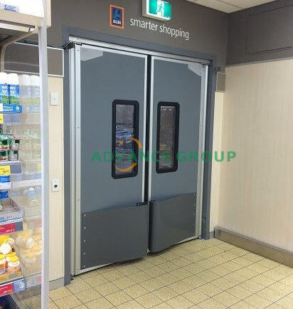 Industrial Stainless Steel Traffic Impact Door