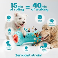 Jouet Distributeur de Friandises pour Chien, Durable, Ouverture Réglable, Mangeoire Lente, Anti-Anxiété, Facile à Nettoyer, Toutes Races - Offre Spéciale