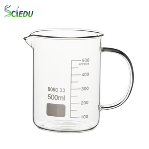SCIEDU AACH002, cristalería <span class=keywords><strong>de</strong></span> laboratorio, <span class=keywords><strong>taza</strong></span> <span class=keywords><strong>medidora</strong></span> <span class=keywords><strong>de</strong></span> borosilicato alto, 3,3 ml, 1000ml, vasos <span class=keywords><strong>de</strong></span> 5 litros, vaso <span class=keywords><strong>de</strong></span> laboratorio con mango - Product Image 1