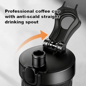 Vaso Mezclador Portátil de Acero Inoxidable de 700 ml, Vaso Mezclador Eléctrico Recargable Totalmente Automático para Café y Proteínas - Product Image 5