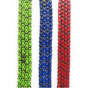 Nieuwe 420/428/520 Stalen Pit Crossmotor Motorfiets Kleurrijke Rood Blauw Groen Geel Ketting 108 Schakels In Voorraad Monster Beschikbaar - Product Image 6