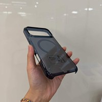 Étui de téléphone magnétique transparent à trois couches pour iPhone 18 Duo, coque antichoc en PC, coque de charge sans fil, couleur personnalisée