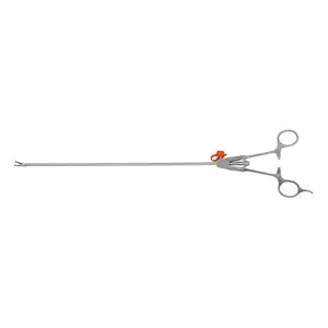 Soporte de aguja quirúrgica, instrumentos de cirugía Abdominal, soporte de aguja para laparoscópica, reutilizable, Tipo V