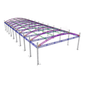 Precio de Fábrica Personalizado OEM ODM F34 Spigot Truss Global F34 290x290mm Estructura de Aluminio para Techo Arqueado, Estructura de Aluminio - Product Image 1
