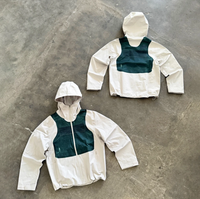 Veste bomber réversible coupe-vent et imperméable pour homme, en nylon, décontractée, avec capuche et fermeture éclair, pour l'hiver
