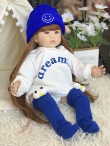 Ours <span class=keywords><strong>Robot</strong></span> 50cm & Yeux Artisanat Pense Roupa De <span class=keywords><strong>Bebe</strong></span> Base 7 Paola Reina Modèle Silicone Bébé Reborn Poupée - Product Image 5