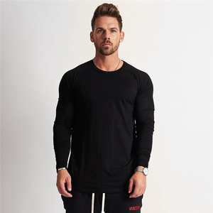 Aderente Stretch <span class=keywords><strong>Uomo</strong></span> Vestiti Caldi di Inverno a Fondo Tondo T Shirt - Product Image 4