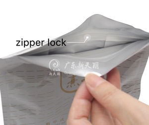 Sachet refermable à fond plat en plastique de qualité alimentaire avec impression personnalisée pour l'emballage de nourriture, de café, de thé, de chips de pommes de terre - Product Image 6