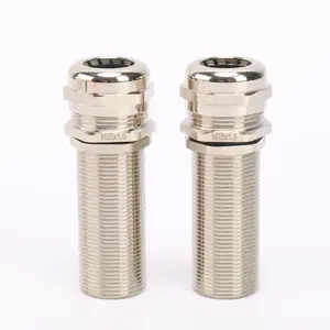 Ip68 Waterproof M20 Metal Cable Gland 15mm Length Made of Durable Brass