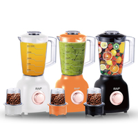 Mixeur Électrique RAF 2-en-1 500W 1,5L 20000RPM 6 Lames pour Jus, Smoothies, Café 220-240V