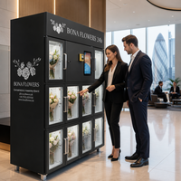 Idée d'entreprise rentable à faible investissement : Kiosque automatique de bouquets de fleurs, distributeur automatique sans personnel 24h/24