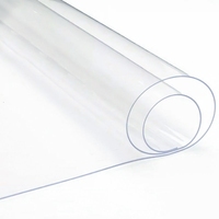 Bâche transparente en PVC de 0,35 mm pour pergola extérieure, auvent imperméable, fenêtres de balcon, bâche transparente, protection contre la pluie, toile imperméable