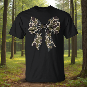 T-shirt camouflage pour filles, design coquette, pour la chasse - Product Image 3