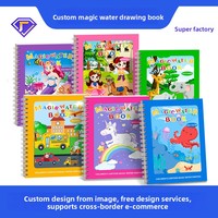 Libro da disegno ad acqua personalizzabile per bambini con rilegatura perfetta - Libro per disegni ad acqua trasparente