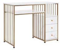 Meubles de salon commerciaux en bois modernes, tables à ongles, ensemble table et chaise pour salon de manucure, rangement, prix spécial économique