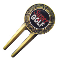 Nouveau produit personnalisé de haute qualité en métal Golf Divot Tool Accessoires de golf